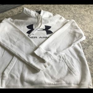 Under armour  creamy white sweatshirt